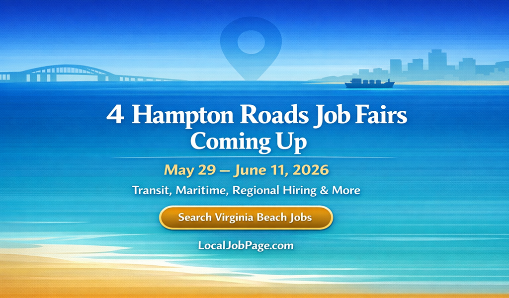 4 Free Virginia Beach Area Hiring Events This June 2026